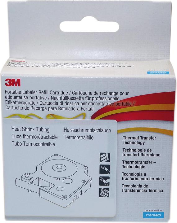 Produktbild Dymo Rhino Heissschrumpfschlauch, gelb (0.60 cm, Gelb)