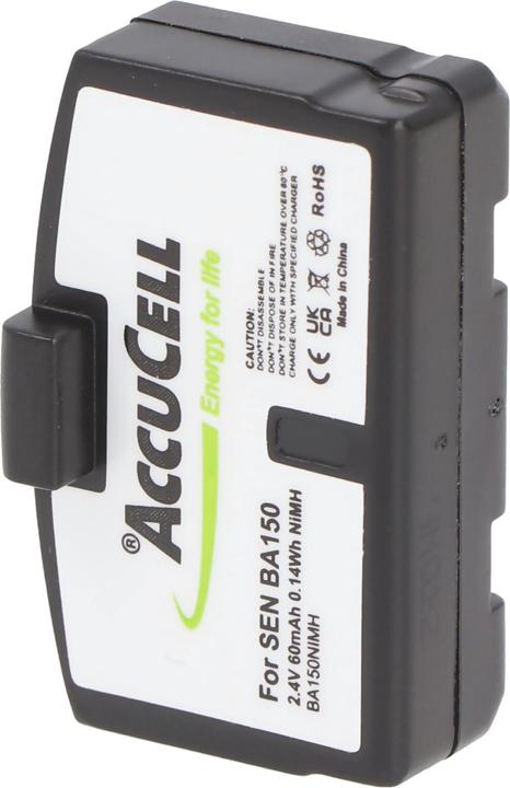 Actual product image AccuCell Set of 2 rechargeable battery suitable for Sennheiser BA150, BA151, RS6, TR820 NiMH (A200)