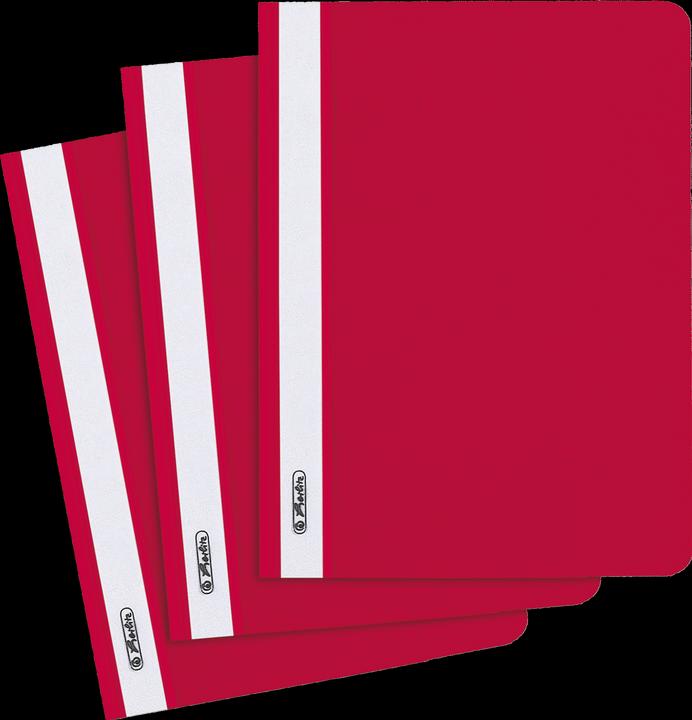 Produktbild Herlitz Schnellhefter Kunststoff rot DIN A5 (A5, 1 x)