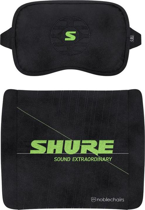Produktbild noblechairs Memory Foam Kissen-Set - Shure Edition