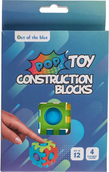 Actual product image Out of the blue Ootb - Fidget building blocks, approx. 4 cm, set of 12