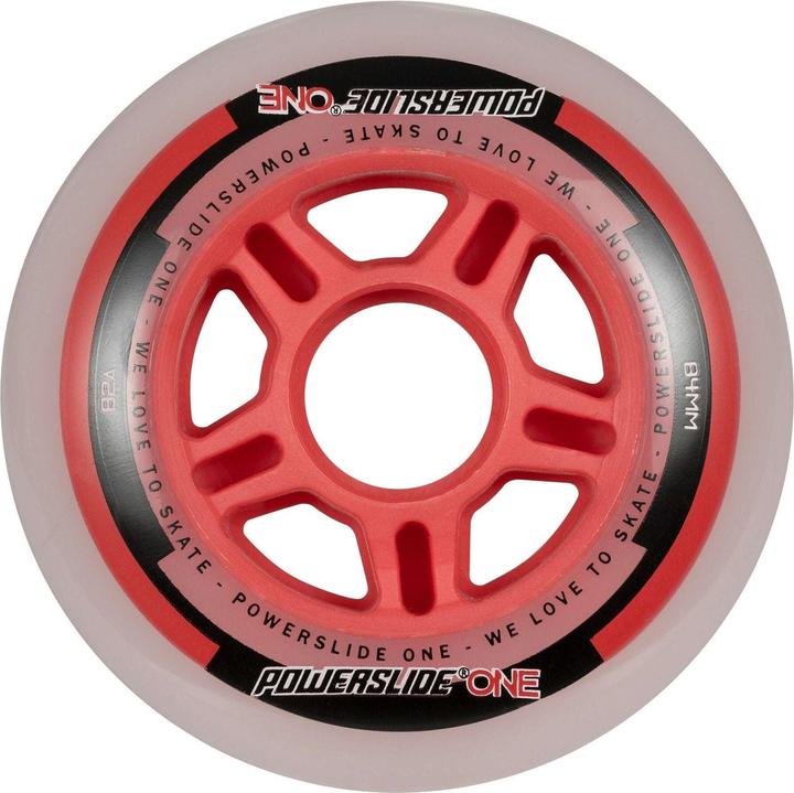 Actual product image Powerslide Skateboard Wheels Ps One Pack 8-Pack 2023 (84 mm, 82a)