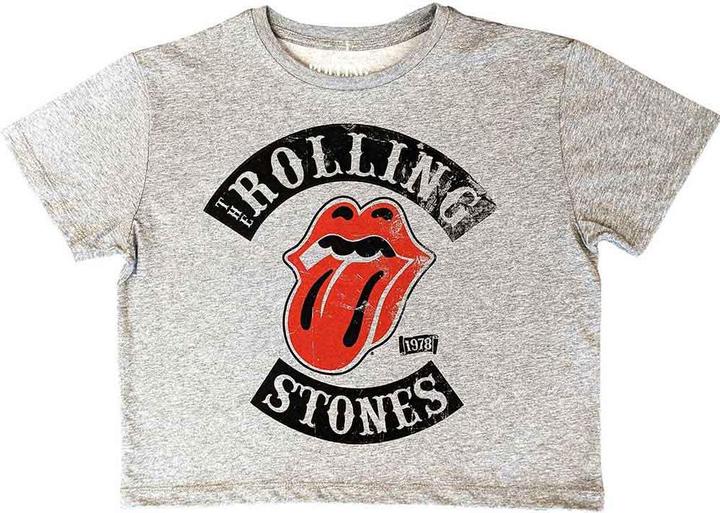 The Rolling Stones Tour 78 Crop Top (Girlie)