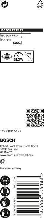 Produktbild Bosch Professional Zubehör EXPERT CYL-9 MultiConstruction Bohrer, 9 x 80 x 120 mm (9 Millimeter)