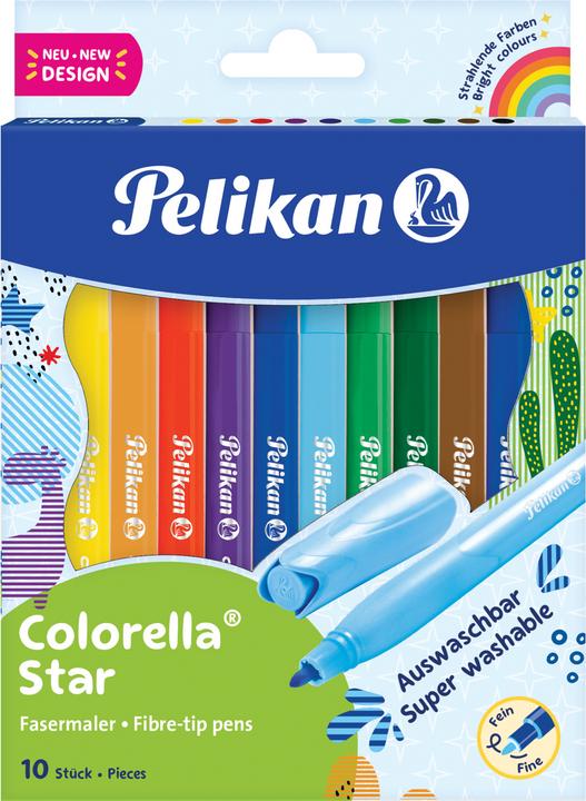 Pelikan Fasermaler Colorella Star 10er (Mehrfarbig, 10 x)