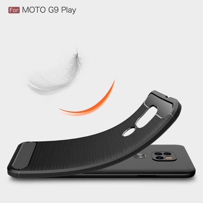 Immagine prodotto MU Style Serie Softcase in fibra di carbonio TPU (Motorola Moto G9 Play)