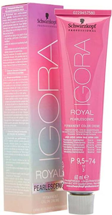 Produktbild Schwarzkopf Professional Igora Royal Pearlescence (P 9,5-74 Pastell Bernstein)