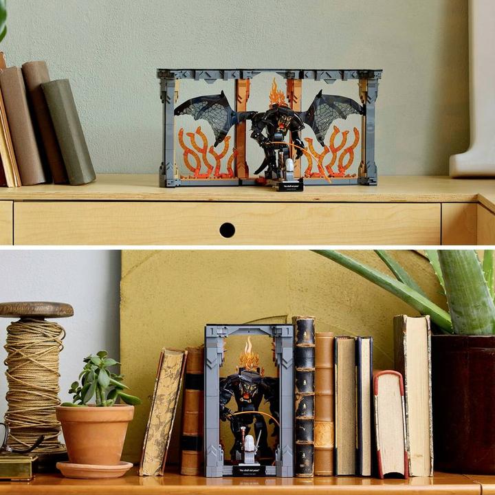 Produktbild LEGO ICONS Der Herr der Ringe: Balrog Bücherstütze (10367, LEGO Icons)