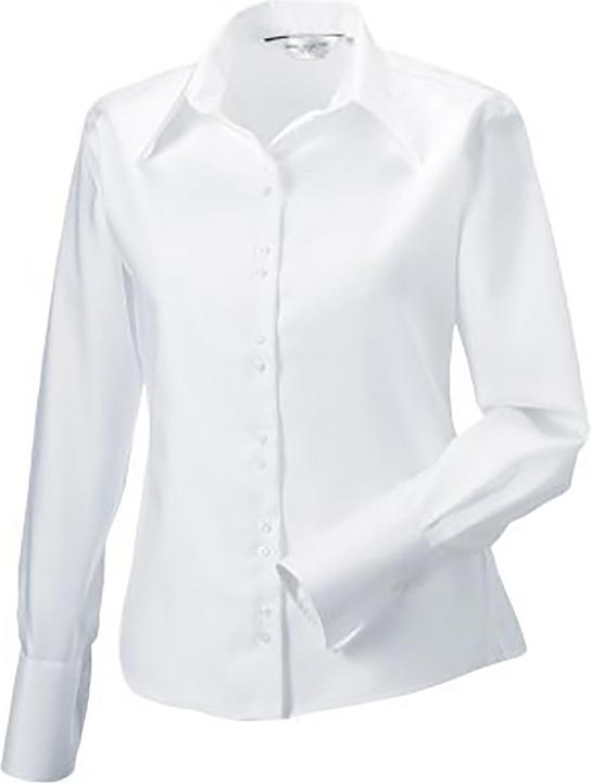 Russell Collection Bluse Langarm bügelfrei