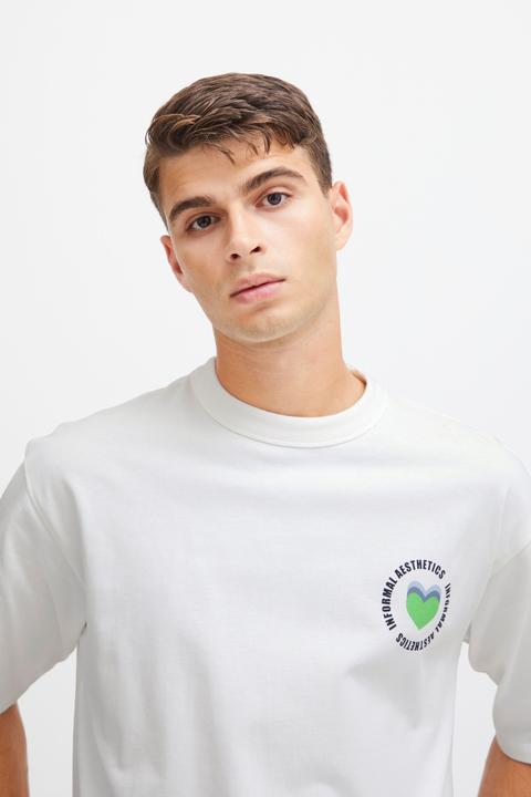 Image du produit Casual Friday CFTue tee relaxed fit avec imprimé sur la poitrine 20505006 (XL)