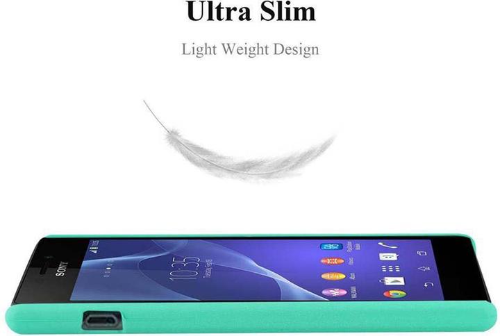 Actual product image Cadorabo Hard Cover Frosty Cover (Sony Xperia M2, Sony Xperia M2 Aqua)