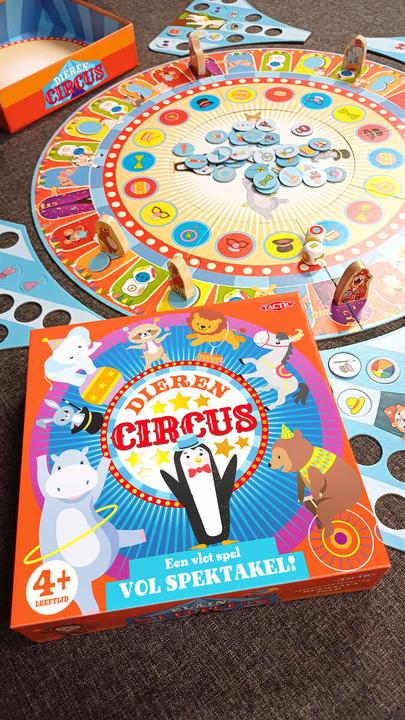Produktbild Selecta Spielzeug Tierzirkus-Brettspiel (Niederländisch)