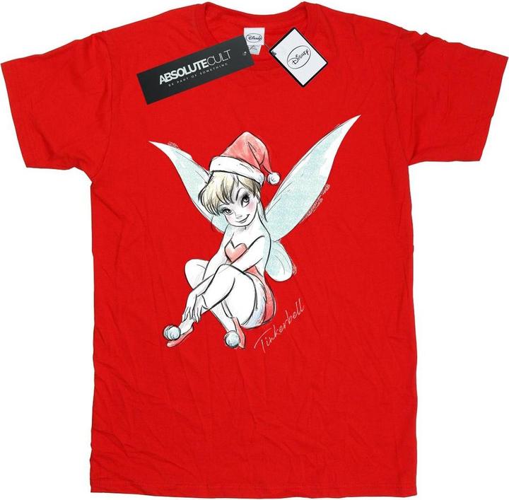 Immagine prodotto Disney Tinkerbell Christmas Fairy Maglietta Uomo (S)