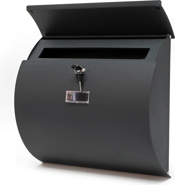 Immagine prodotto Wiltec Cassetta delle lettere V17 Antracite 375x108x330mm Blocco Targhetta Cassetta postale