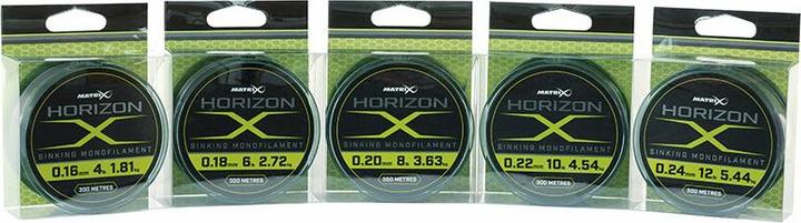 Produktbild Matrix sinkende monofile schnur horizon x 300m (1.81 kg)