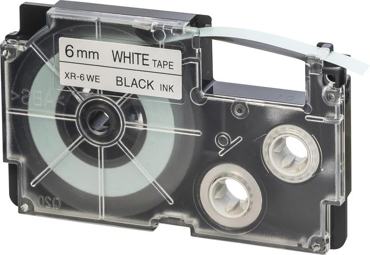 Produktbild Casio Schriftband XR (0.60 cm, Schwarz, Weiss)