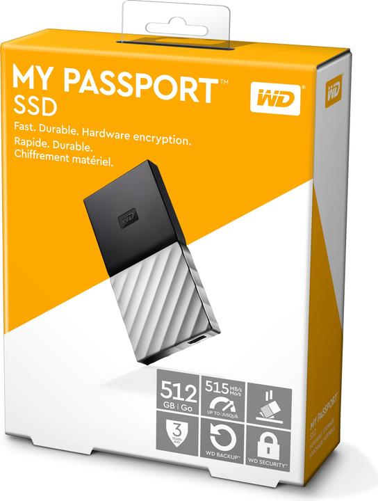 Actual product image WD My Passport SSD (512 GB)