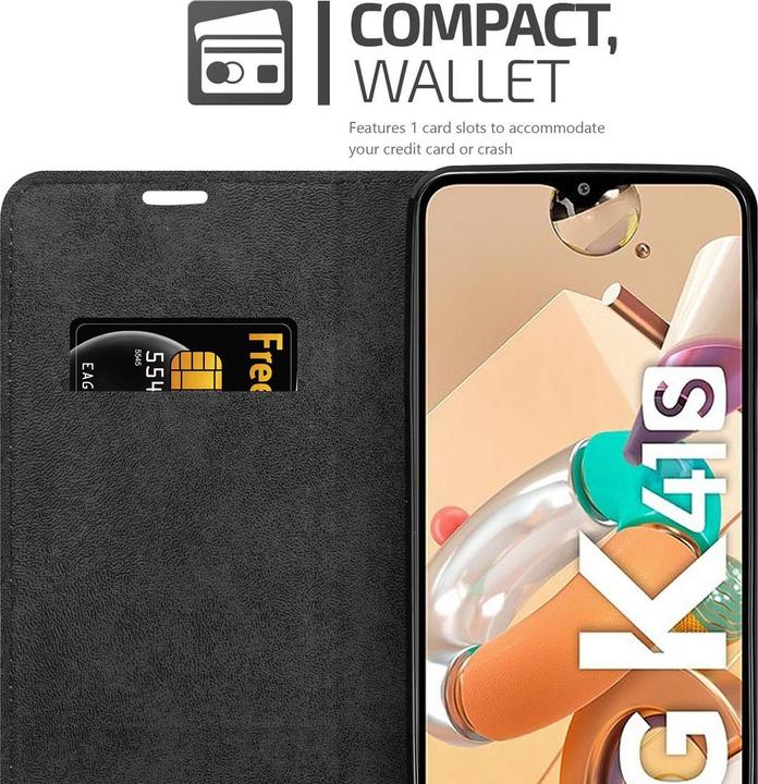 Produktbild Cadorabo Book Invisible Magnet Cover (LG K41s)
