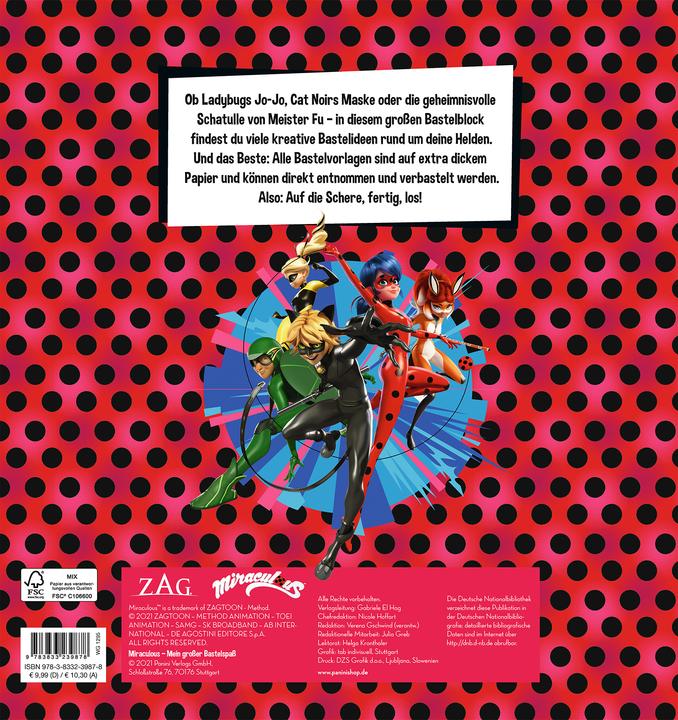 Produktbild Panini Miraculous: Mein grosser Bastelspass