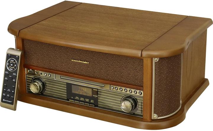 Actual product image Soundmaster NR566BR (Record player, Bluetooth, CD player, 2x 5 W)