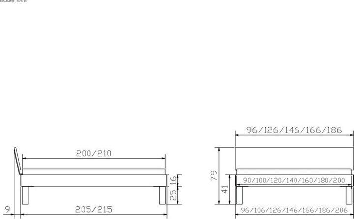 Actual product image Hasena Forti25 (120 x 200 cm)