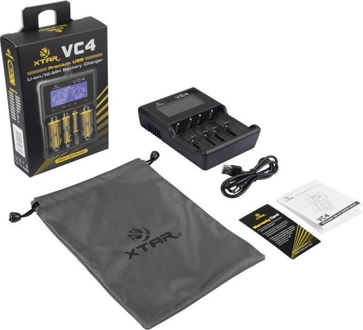 Image du produit Xtar VC4SL (1 pcs, 14500, 16340, 18500, 18650, 21700, 26650, AAA, AA, Batterie)