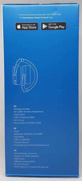 Image du produit Sennheiser HD 450BT (ANC, 30 h, Filaire)