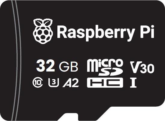Raspberry Pi Micro SD(HC) Card - 32GB Class 10 / A2 (Without adapter)