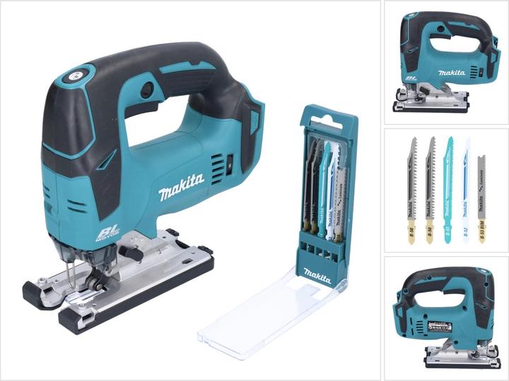 Image du produit Makita DJV 182 Z Scie sauteuse sans fil 18 V Brushless + 5 pces de lames - sans batterie, sans chargeur