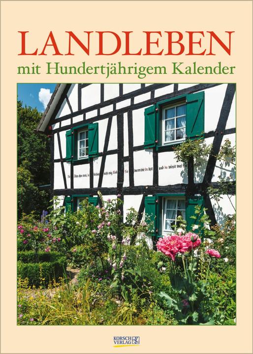 Actual product image Landleben mit Hundertjährigem Kalender 2025 (A3, Hardcover, German)
