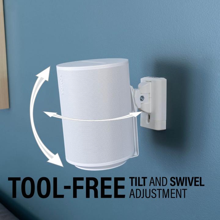 Actual product image Sanus WSWME12-W2 (1 pair, Wall installation, Rotatable, Tiltable)