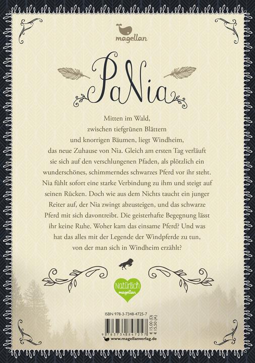 Produktbild PaNia - Die Legende der Windpferde - Band 1 (Deutsch, Sabine Giebken, 2020)