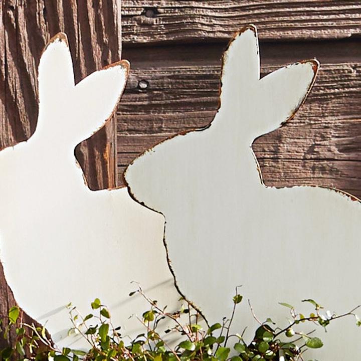 Produktbild Loberon Deko-hase 2er Set Marty (2 x, 30 x 20 x 1 cm)