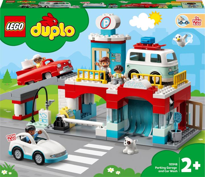 Produktbild LEGO Parkhaus mit Autowaschanlage (10948)
