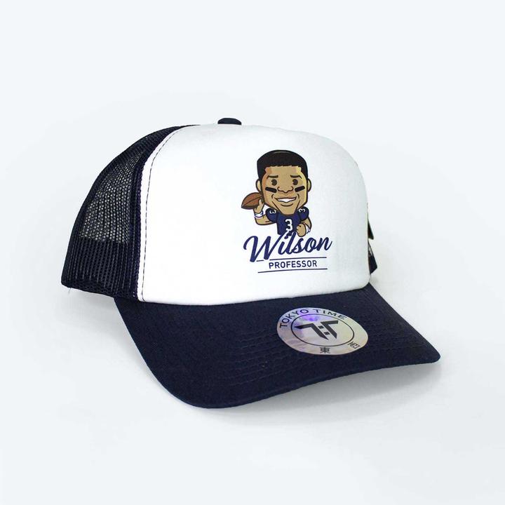 Tokyo Time Russell Wilson NFLPA Emoji (Blanc, Bleu) Me