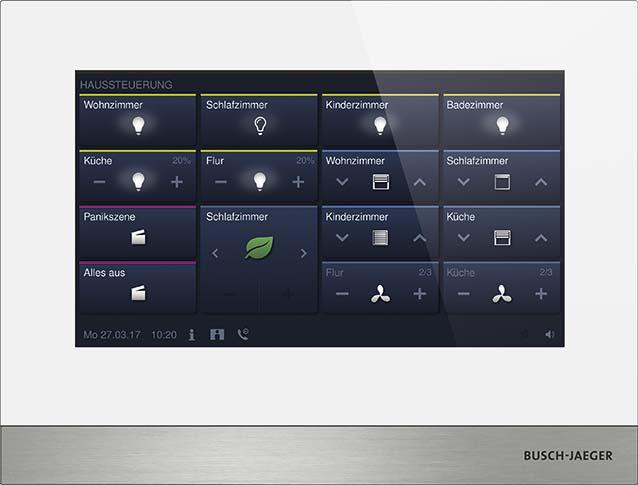 Produktbild Busch-Jaeger BJ IP touch 7 LAN/WLAN H8236-4W-03 (Indoor)