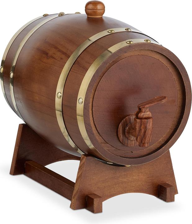 Image du produit Relaxdays Tonneau en bois (Jigger)