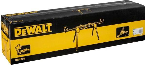 Produktbild DeWalt Untergestell (kompakt) DE7033 für Kapp und Gehrungssägen (25 cm, 250 cm)
