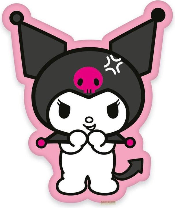 Produktbild Herding Sanrio Dekokissen Kuromi Smiling 36 cm