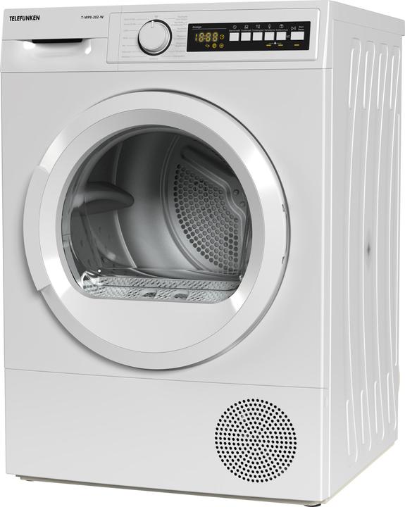 Image du produit JVC Telefunken T-WP8-202-W Pompe à chaleur centr. (8 kg, Droite)