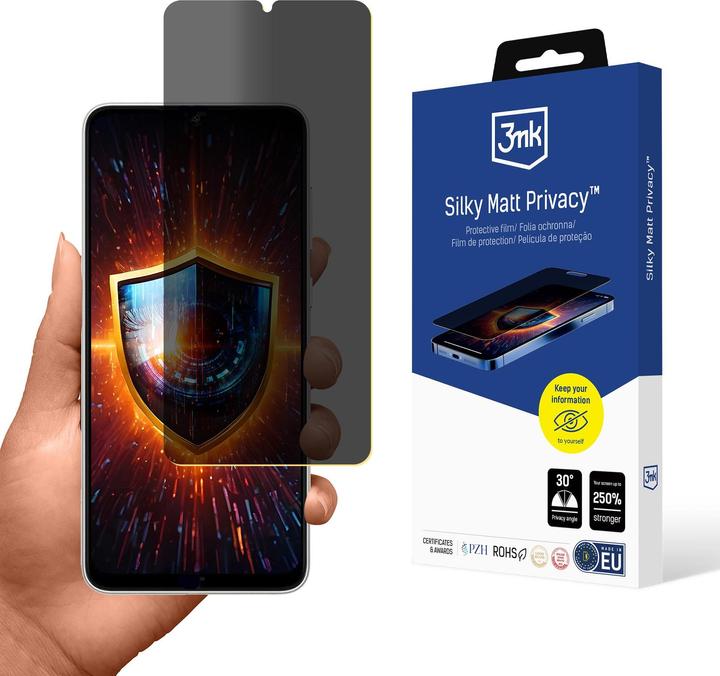 Actual product image 3MK Folia ochronna prywatyzujÄ ca matowa Silky Matt Privacy na Samsung Galaxy A05 (Samsung Galaxy A05)