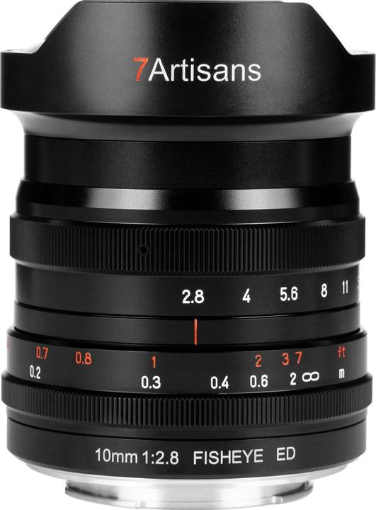 Produktbild 7artisans 10mm f/22 - 2,8 Fisheye ED, Sony E (Sony E, Vollformat)