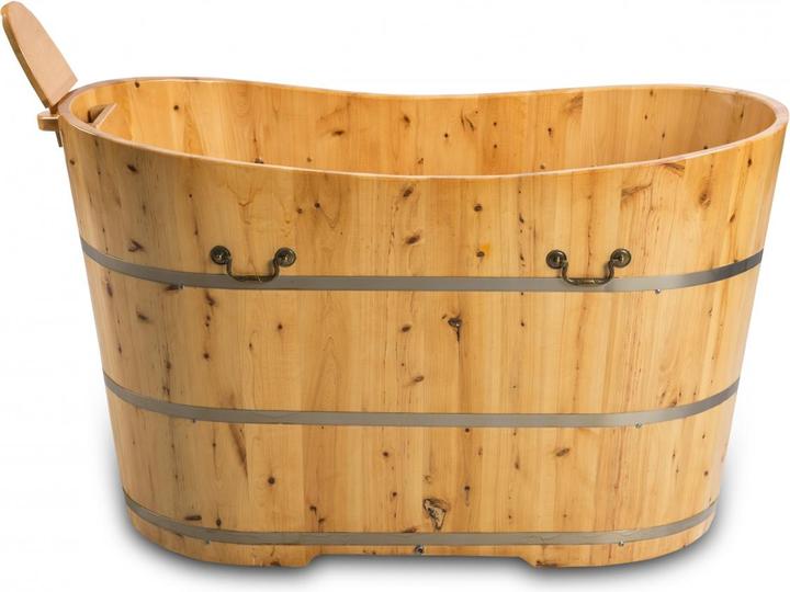 Actual product image PureHaven Wooden bathtub (120 l, 120 cm, 62 cm)