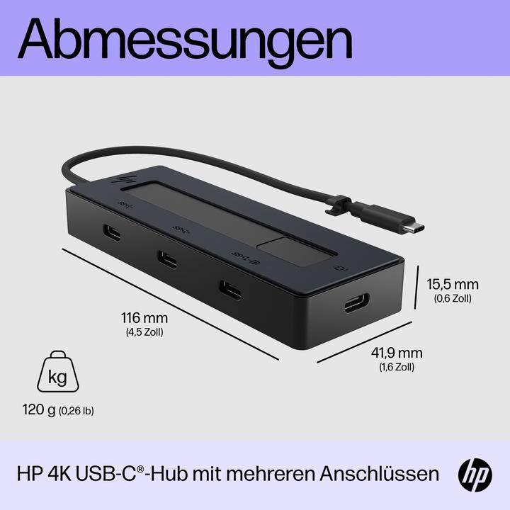Productafbeelding HP Multiport (USB-C, 4 Havens)