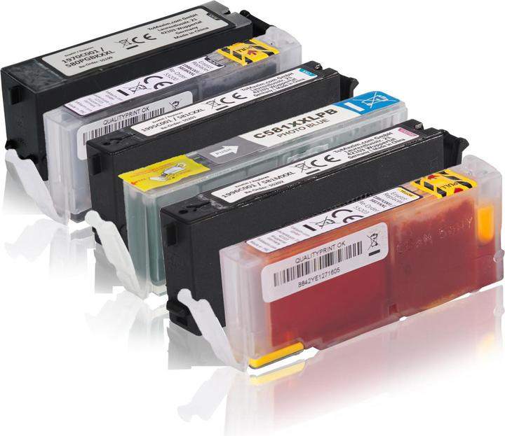 Produktbild Inkadoo Kompatibel zu Canon 1970C001 / PGI-580PGBKXXL enthält 6x Tintenpatrone (PGBK)