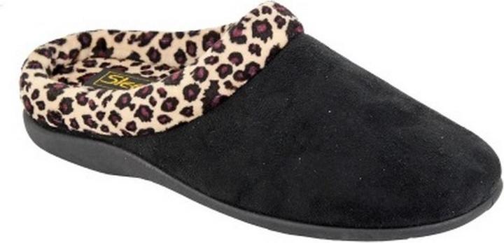 Produktbild Universal Textiles Carmen Ocelot Hausschuhe Pantoffeln mit Leopardenmuster (37)