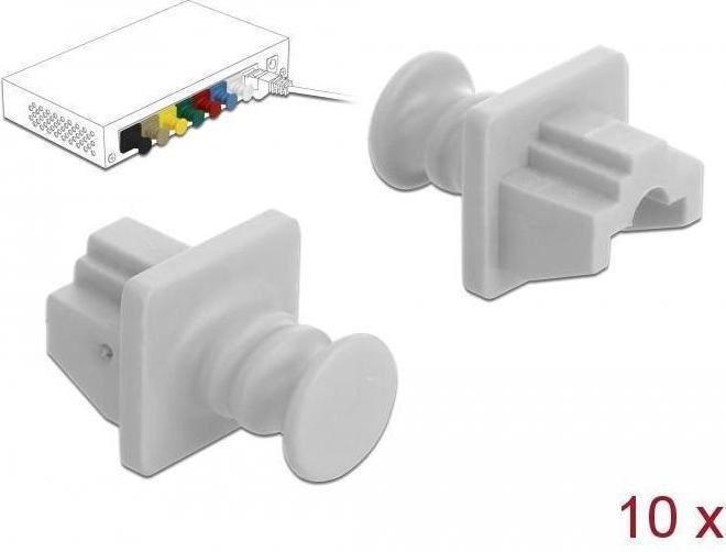 Immagine prodotto Delock Coperchio antipolvere per spine - bianco (confezione (Modulo cieco)