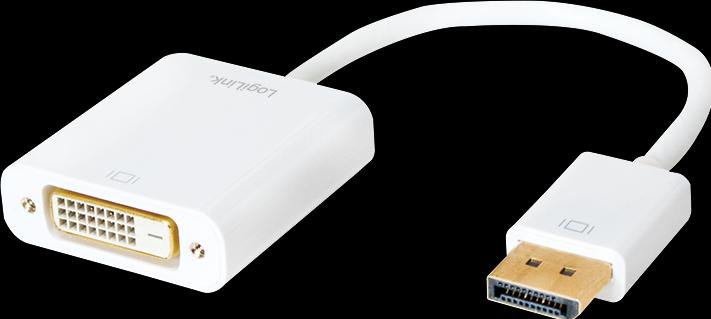 Actual product image LogiLink DisplayPort 1.2 to DVI (DVI, 15 cm)