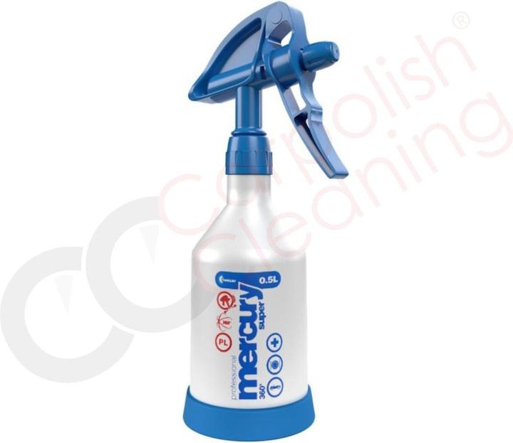 Image du produit Kwazar Pulvérisateur Mercury Super Pro plus 0,5 L, blanc / bleu, 8,9 x 8,9 x 29 cm (0.50 l)