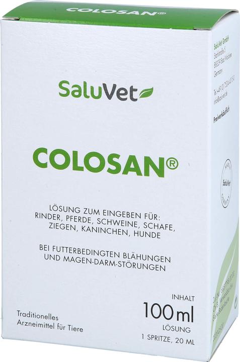 Produktbild Colosan Dr. Schaette Lösung bei futterbedingten Blähungen und Magen-Darm-Störungen für Rinder, Pferd (100 ml)